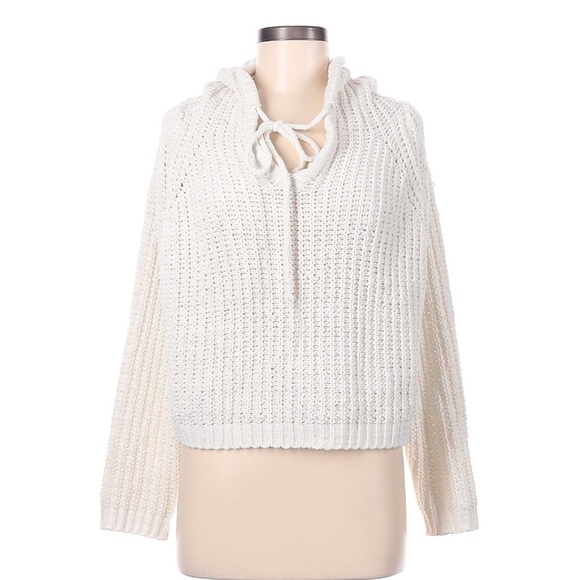NWT Miracle Knit Hooded Pullover in White Size S/M - Picture 8 of 15